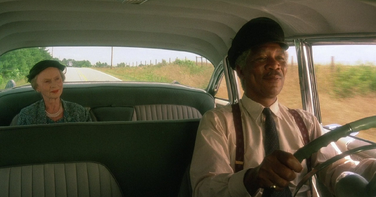 morgan freeman e jessica tandy in a spasso con daisy - nerdface