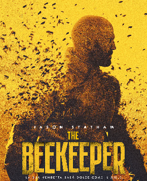 il poster di the beekeeper - nerdface