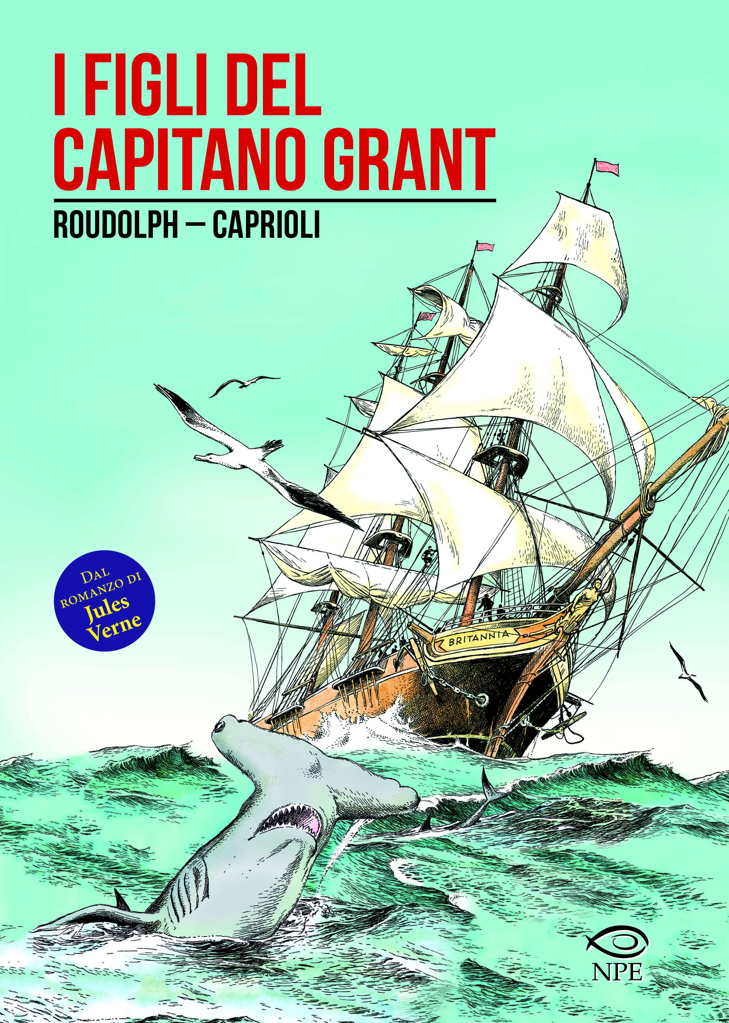 la copertina de i figli del capitano grant - nerdface