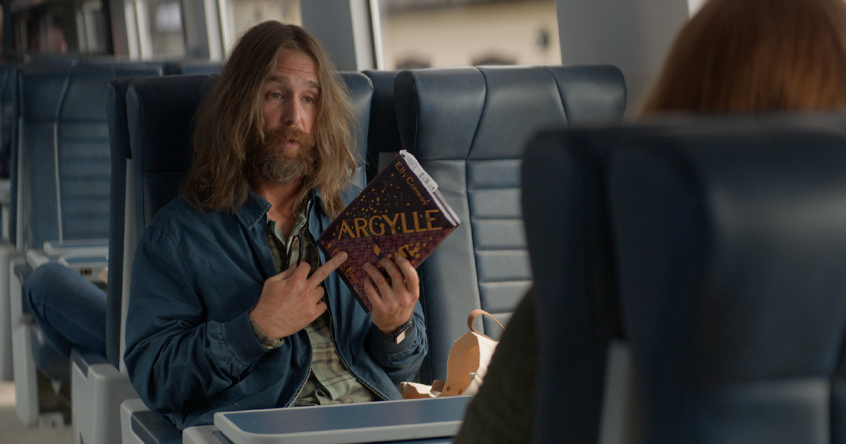 sam rockwell barbuto in argylle - nerdface