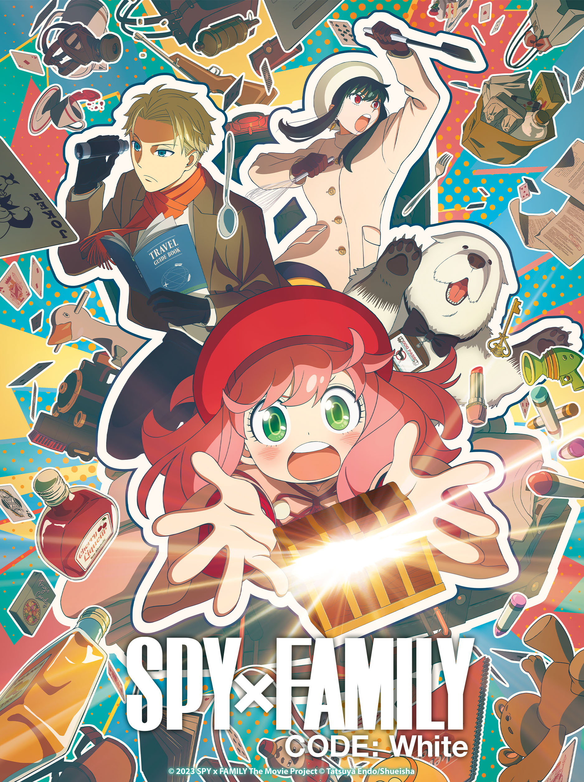 il poster di spy x family code white - nerdface