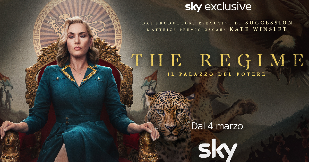 il banner promo dio the regime con kate winslet - nerdface