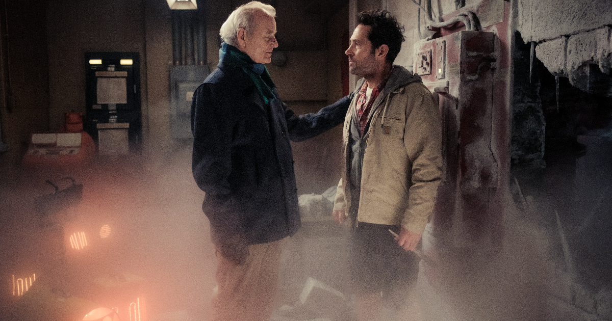 bill murray e paul rudd in ghostbusters minaccia glaciale - nerdface