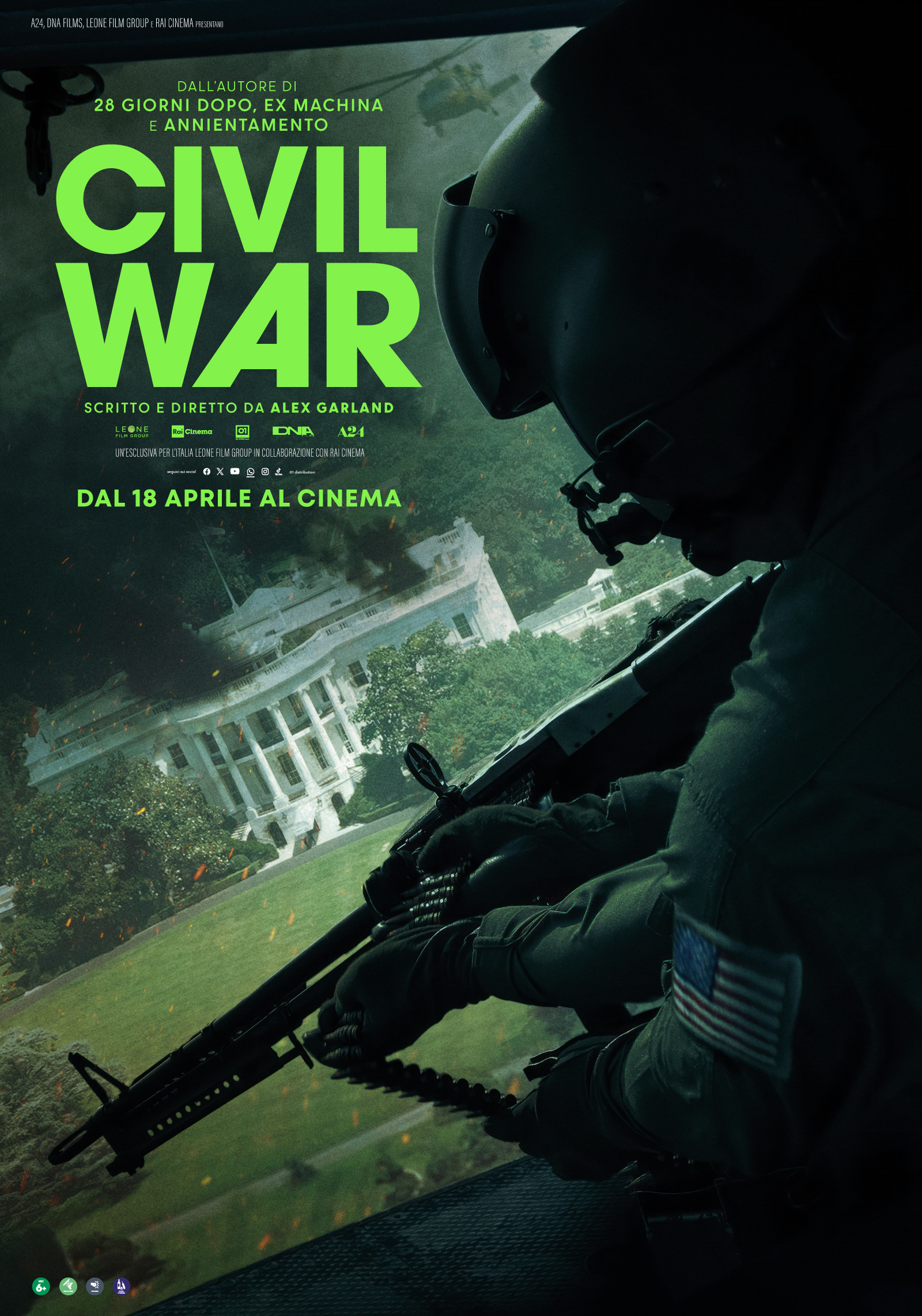 il poster di civil war - nerdface