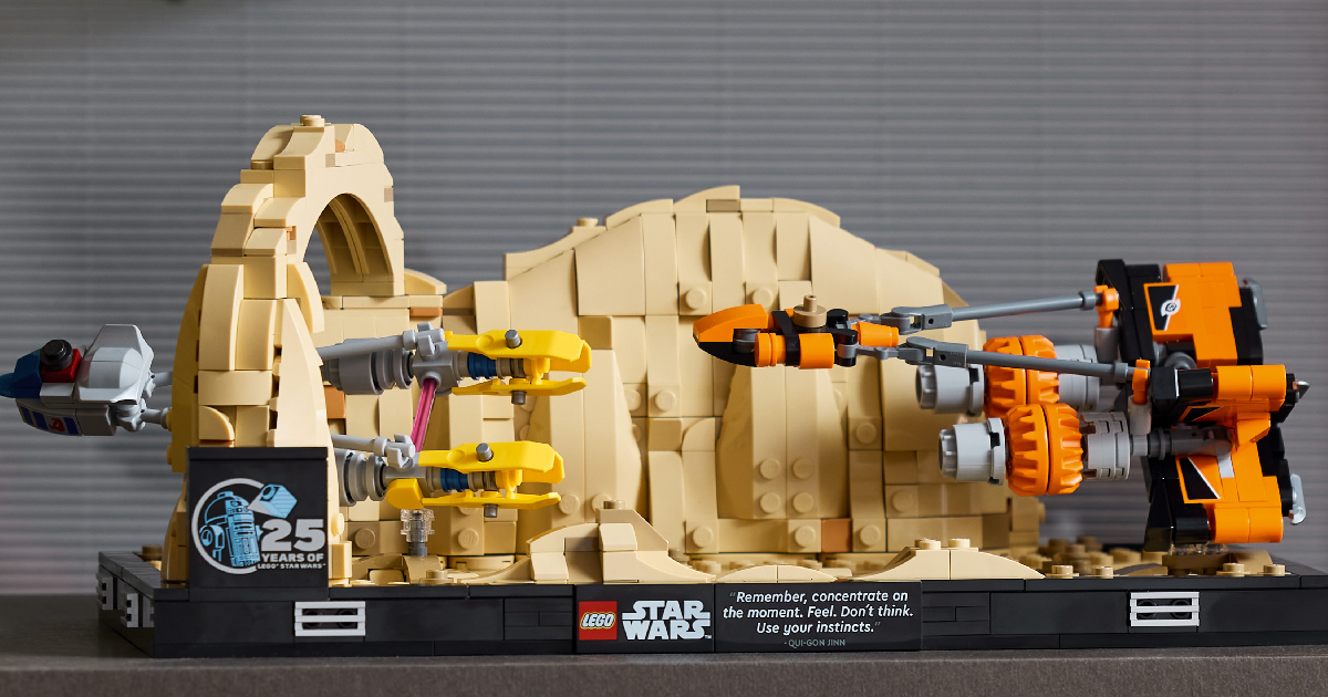 il set lego star wars del mos espa podrace - nerdface