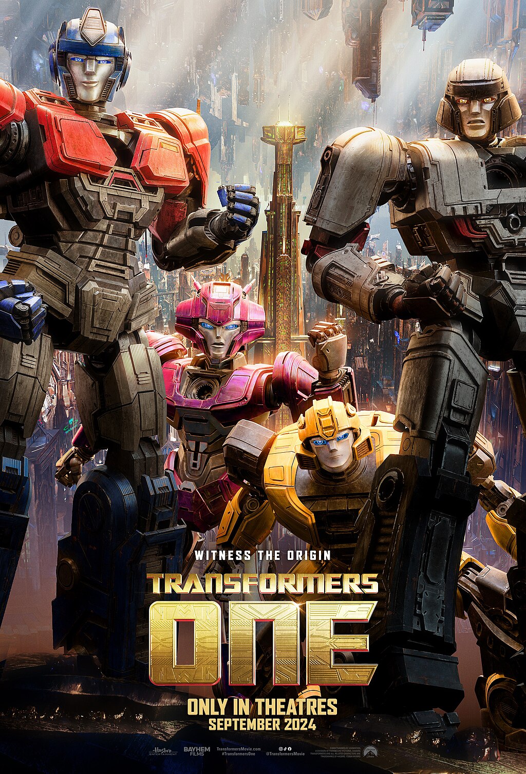 il poster di transformers one - nerdface