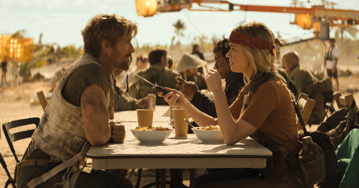 ryan gosling ed emily blunt in the fall guy