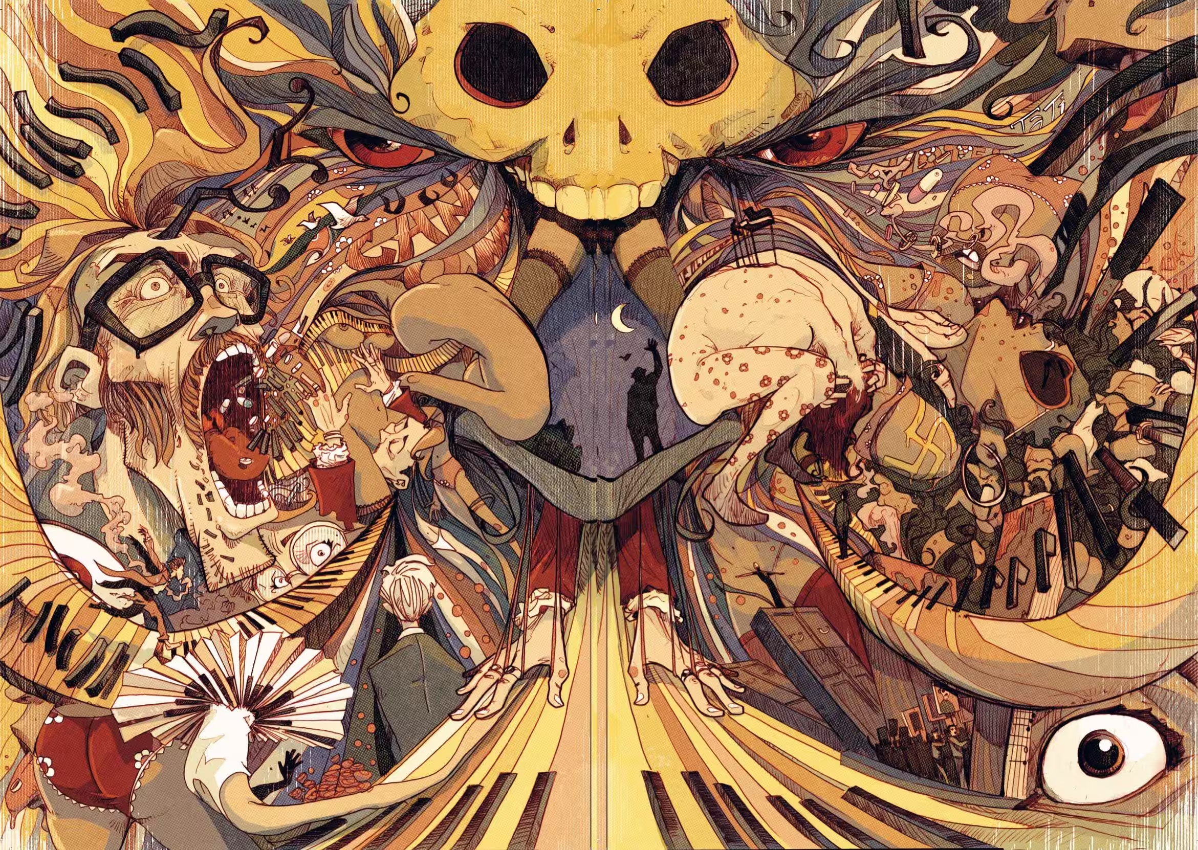 una splash page di ballata per sophie - nerdface