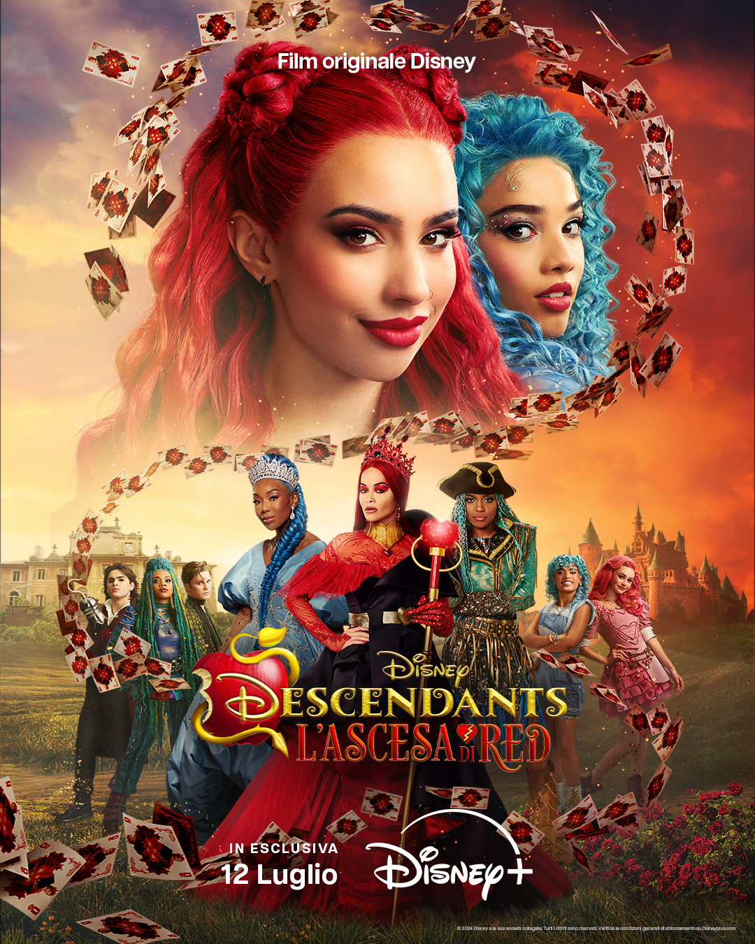 la key art di descemdats l'ascesa di red - nerdface