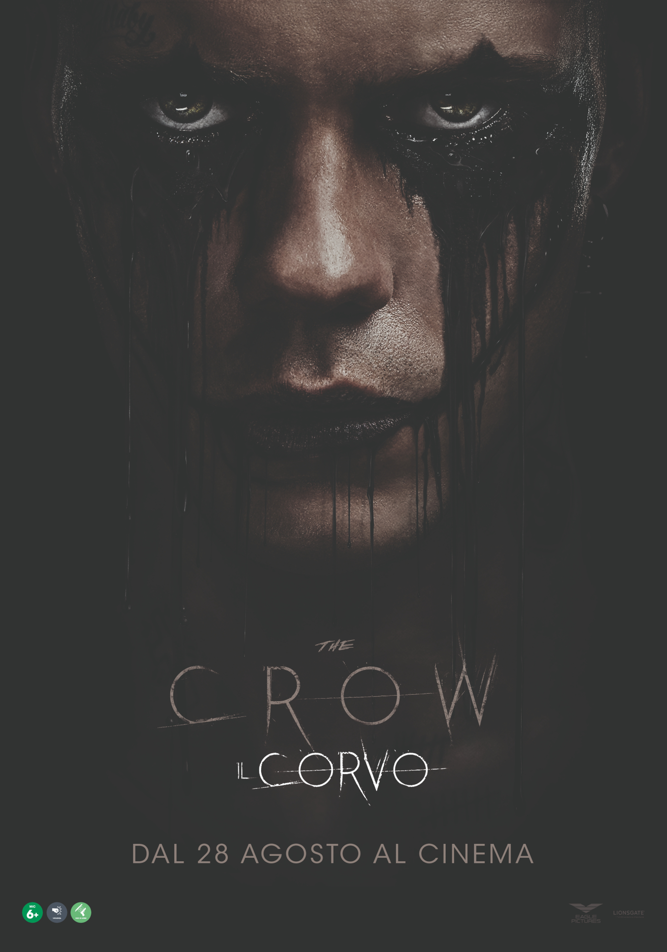 il poster ufficiale de il corvo - nerdface