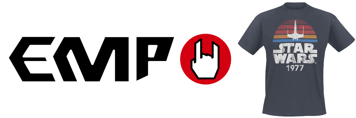 lo shop emp dove acquistare la t-shirt di star wars 1977 - nerdface
