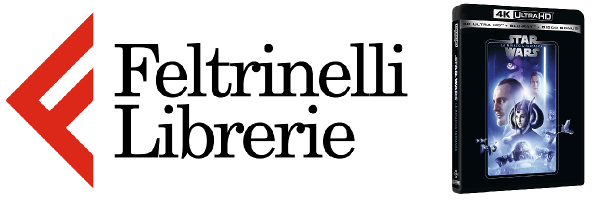 lo shop feltrinelli dove acquistare l'home video in 4h uhd di star wars la minaccia fantasma - nerdface - nerdface
