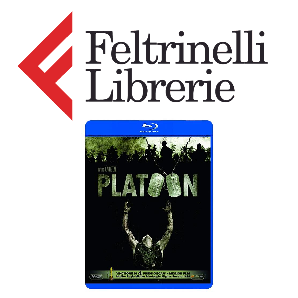 lo shop feltrinelli dove acquistare il blu-ray di platoon - nerdface