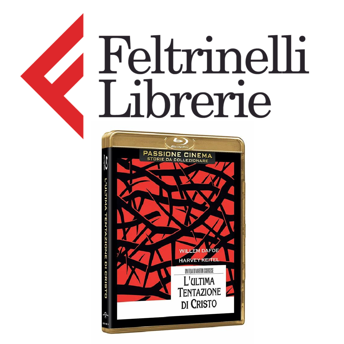 lo shop feltrinelli dove acquistare il blu-ray de l'ultima tentazione di cristo - nerdface