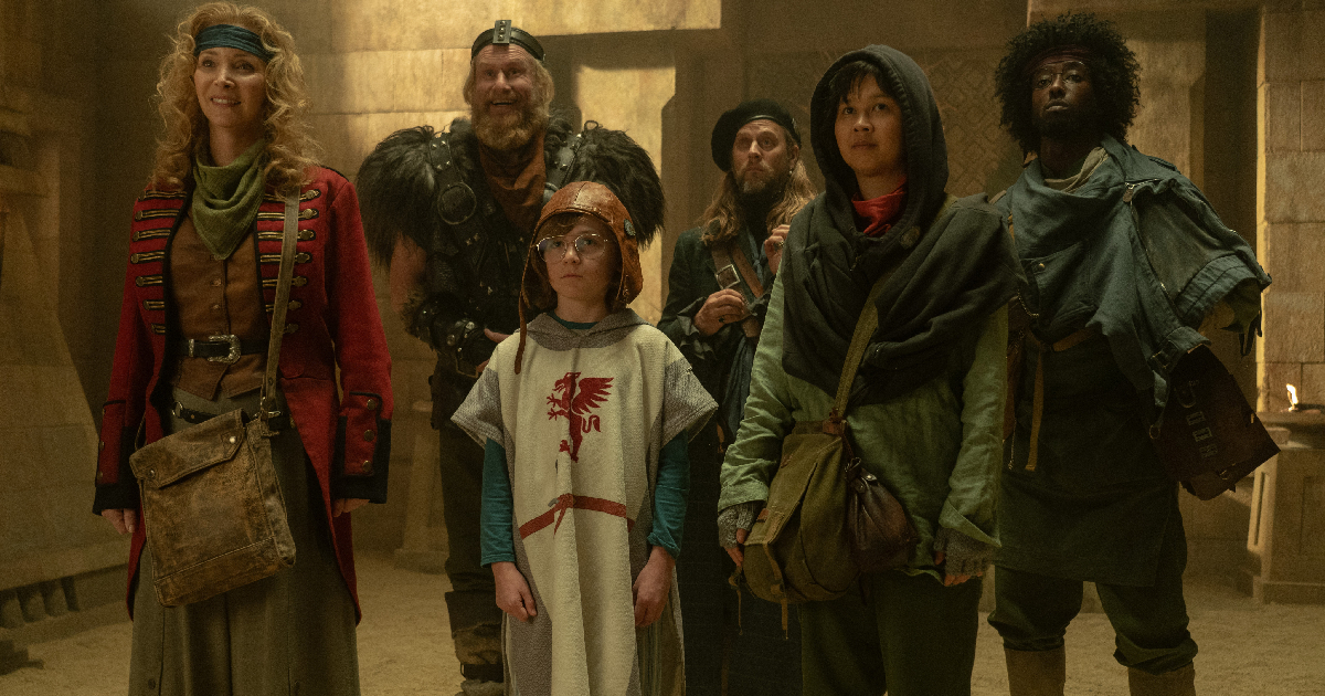 lisa kudrow e il cast di time bandits - nerdface
