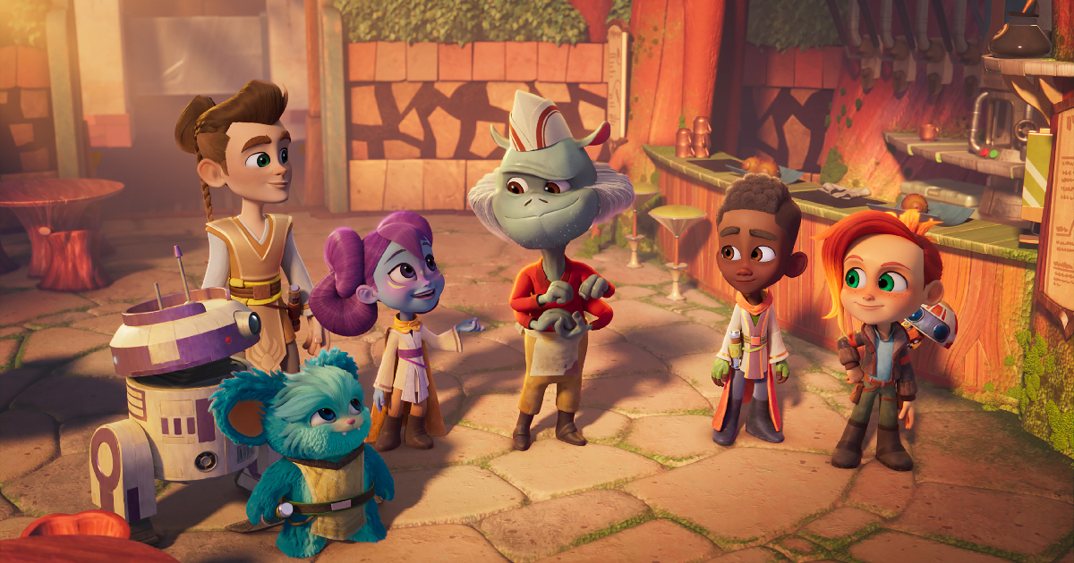 i protagonisti del trailer della seconda stagione di star wars young jedi adventures - nerdface