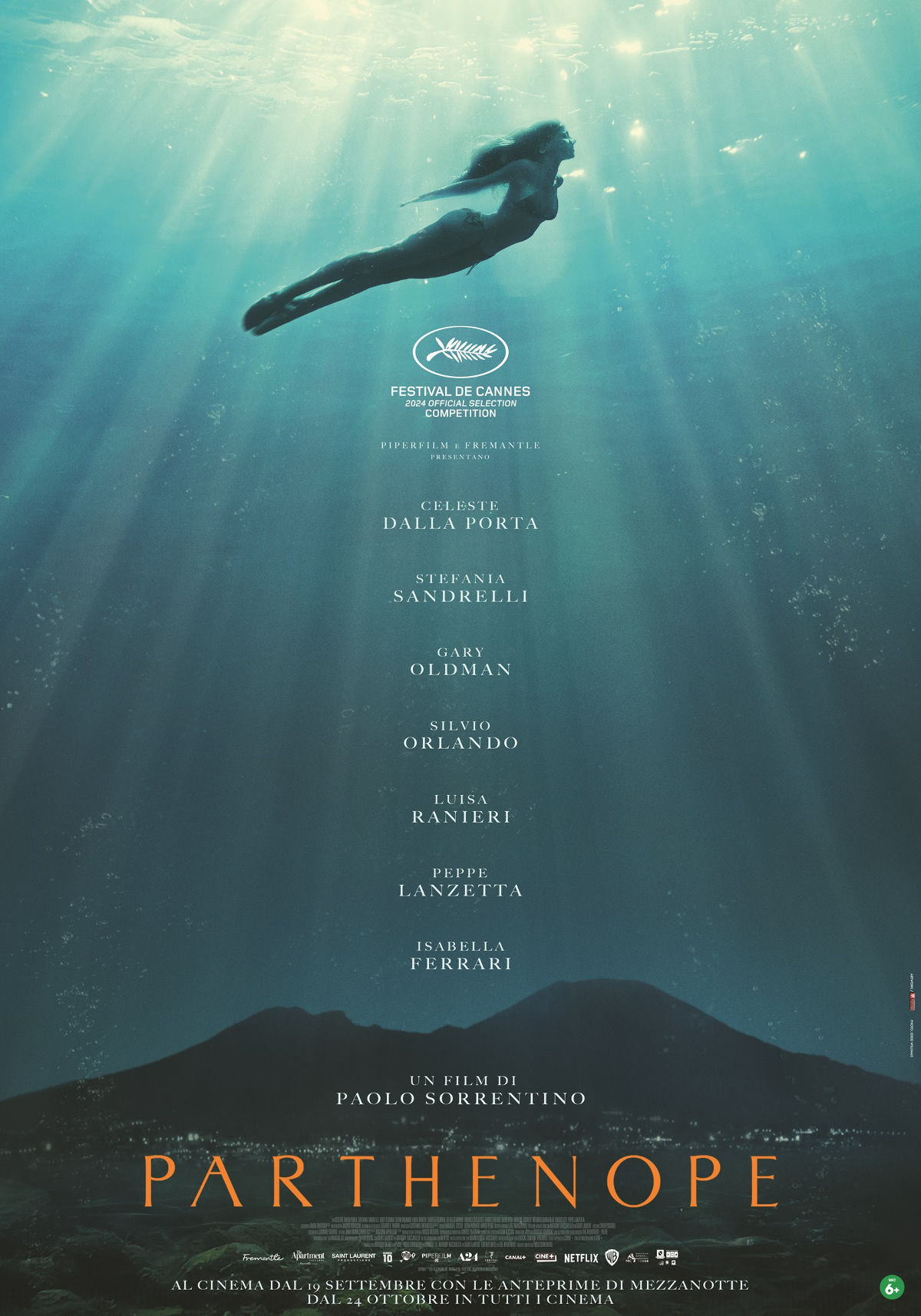 il poster ufficiale di parthenope - nerdface