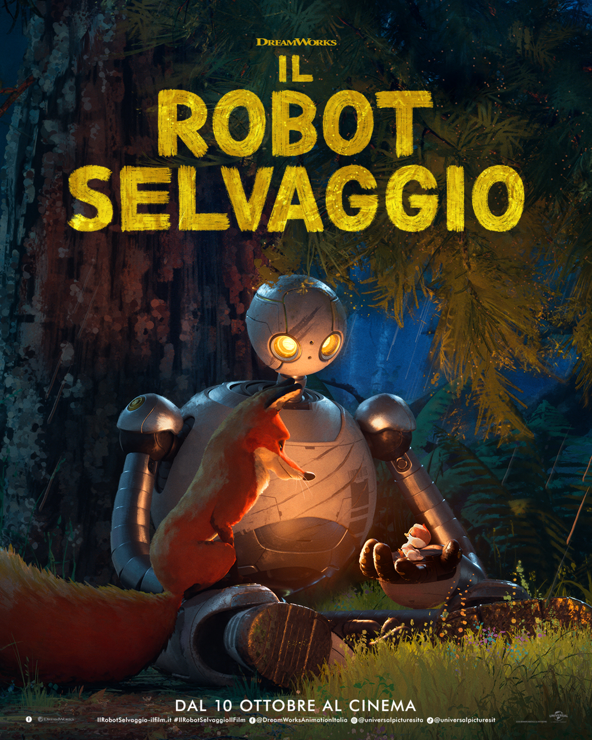 il poster ufficiale de il robot selvaggio - nerdface