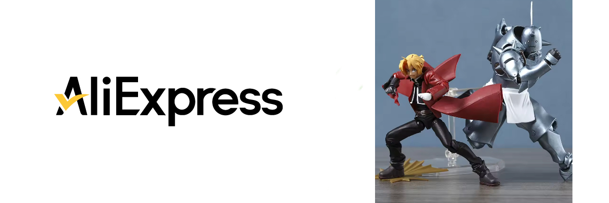 lo shop aliexpress dove acquistare l'action figure di full metal alchemist - nerdface