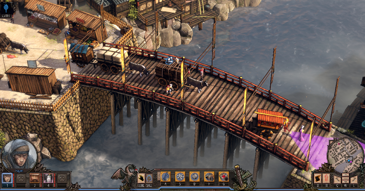 una scena di gioco di shadow tactics aiko's choice - nerdface