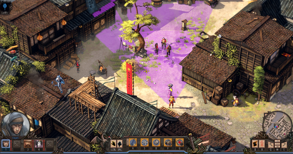 una scena di gioco di shadow tactics aiko's choice - nerdface