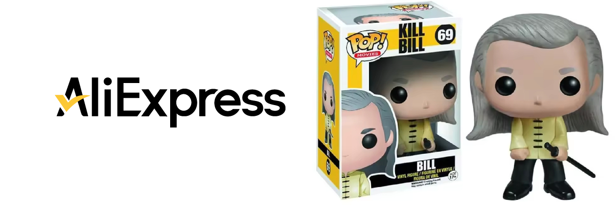 lo shop ali express dove acquistrare il funko di kiil bill - nerdface
