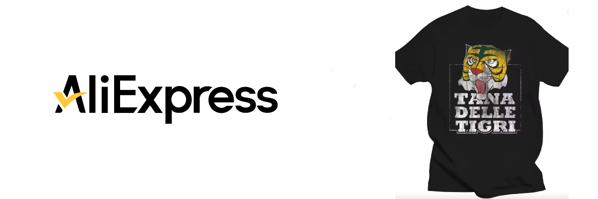 lo shop aliexpress dove acquistare la t-shirt de l'uomo tigre - nerdface