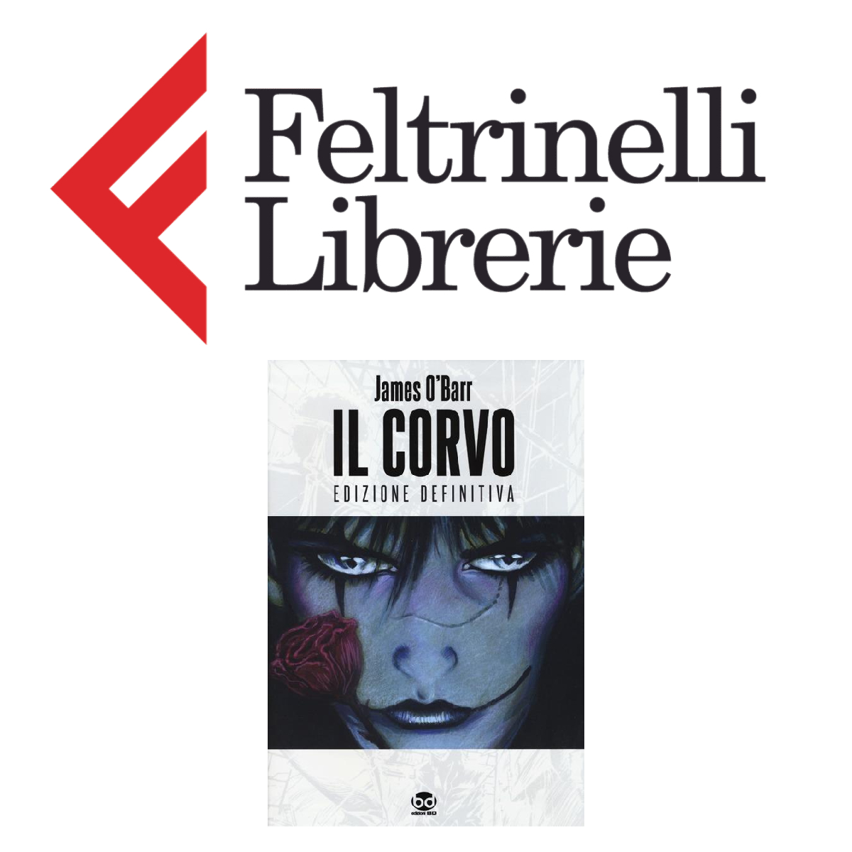 lo shop feltrinelli dove acquistare il fumetto de il corvo - nerdface