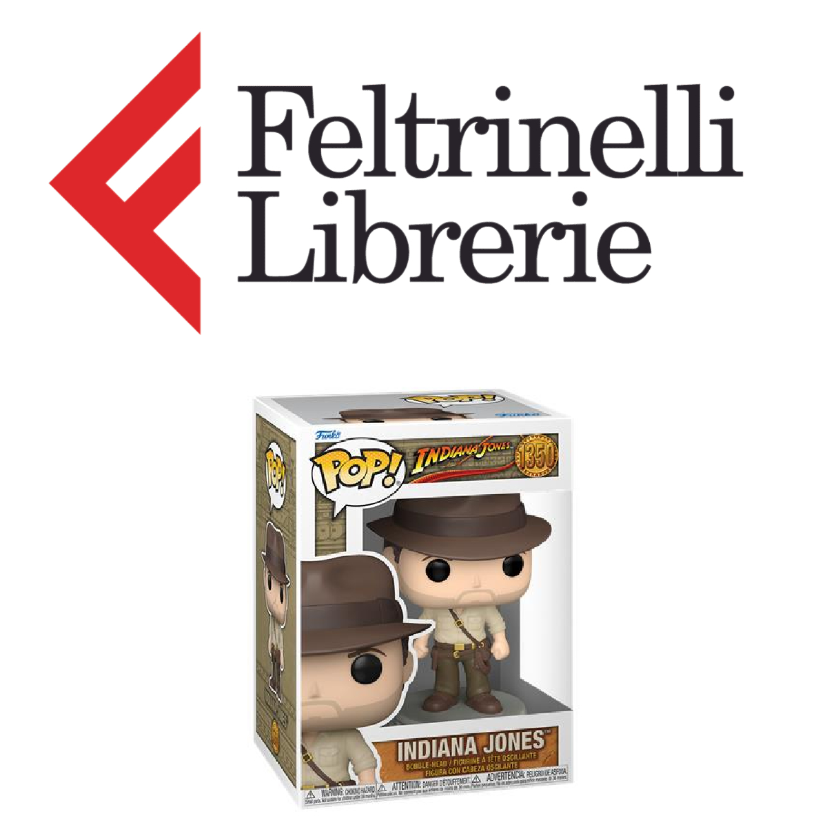 lo shop feltrinelli dove acquistare il funko pop di indiana jones - nerdface