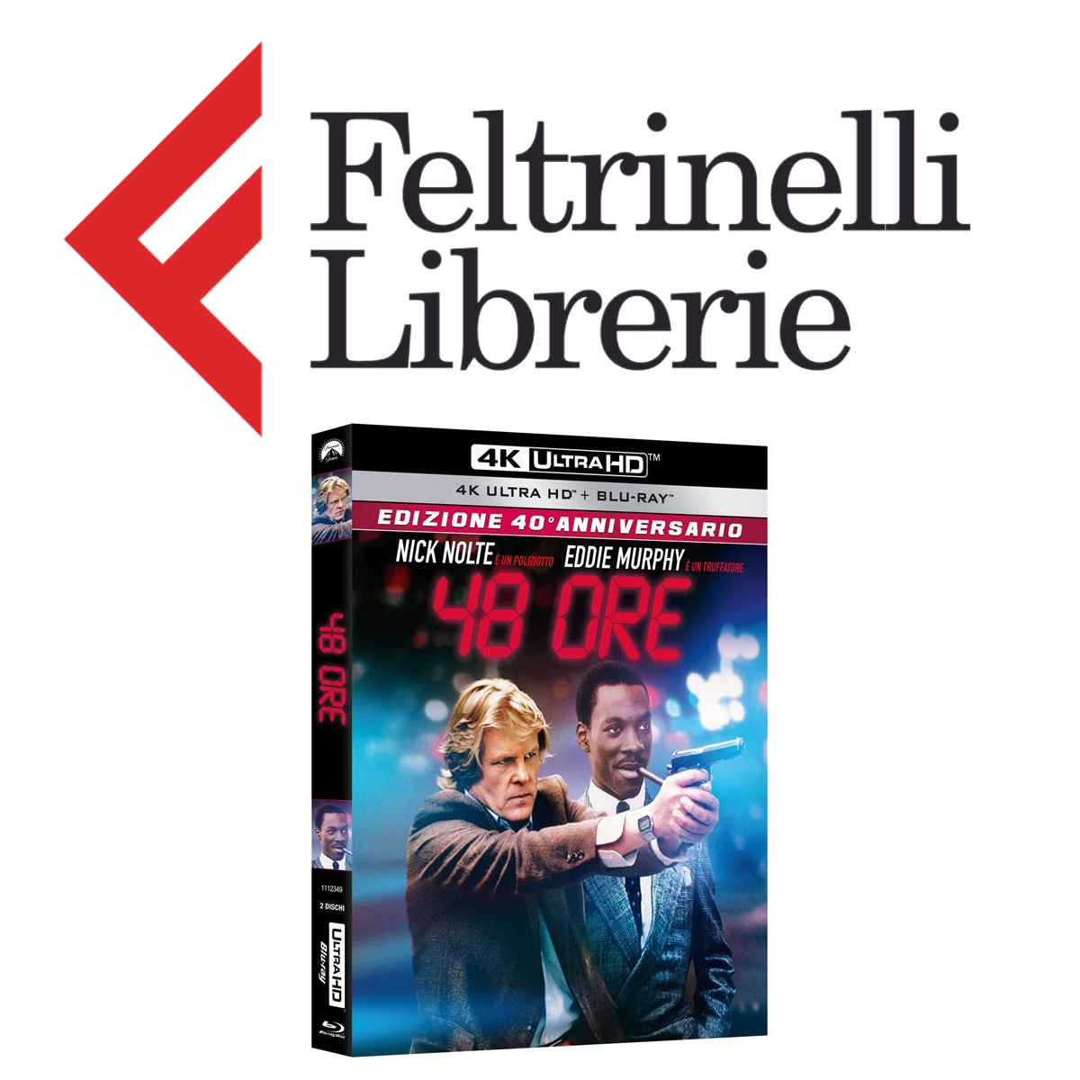 lo shop feltrinelli dove acquistare il blu-ray di 48 ore - nerdface