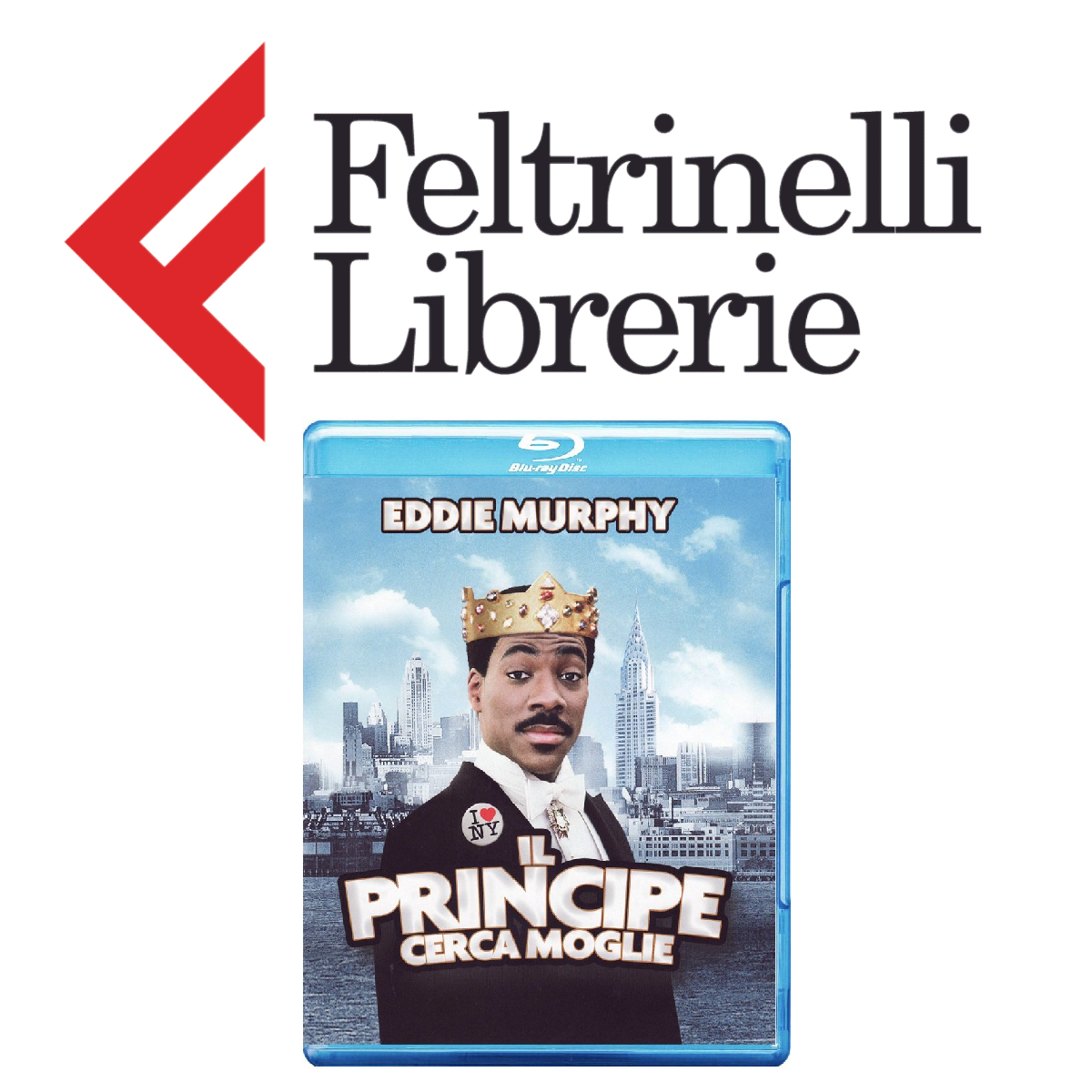 lo shop feltrinelli dove acquistare il blu-ray de il principe cerca moglie - nerdface