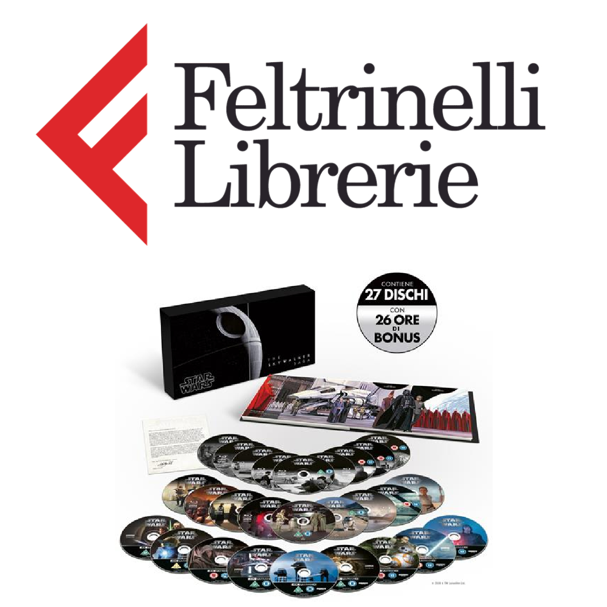 lo shop feltrinelli dove acquistare la collezione completa di star wars - nerdface