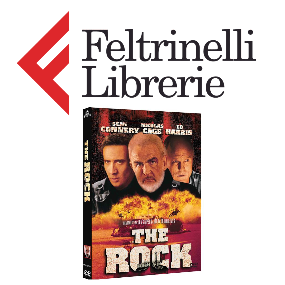 lo shop feltrinelli dove acquistare il dvd di the rock - nerdface