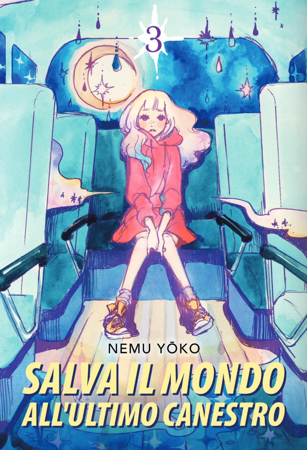 la copertina del terzo volume di salva il mondo all'ultimo canestro - nerdface
