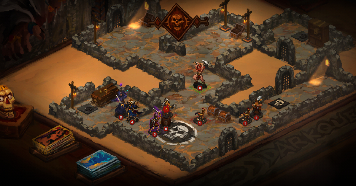 il tabellone di dark quest 4 - nerdface
