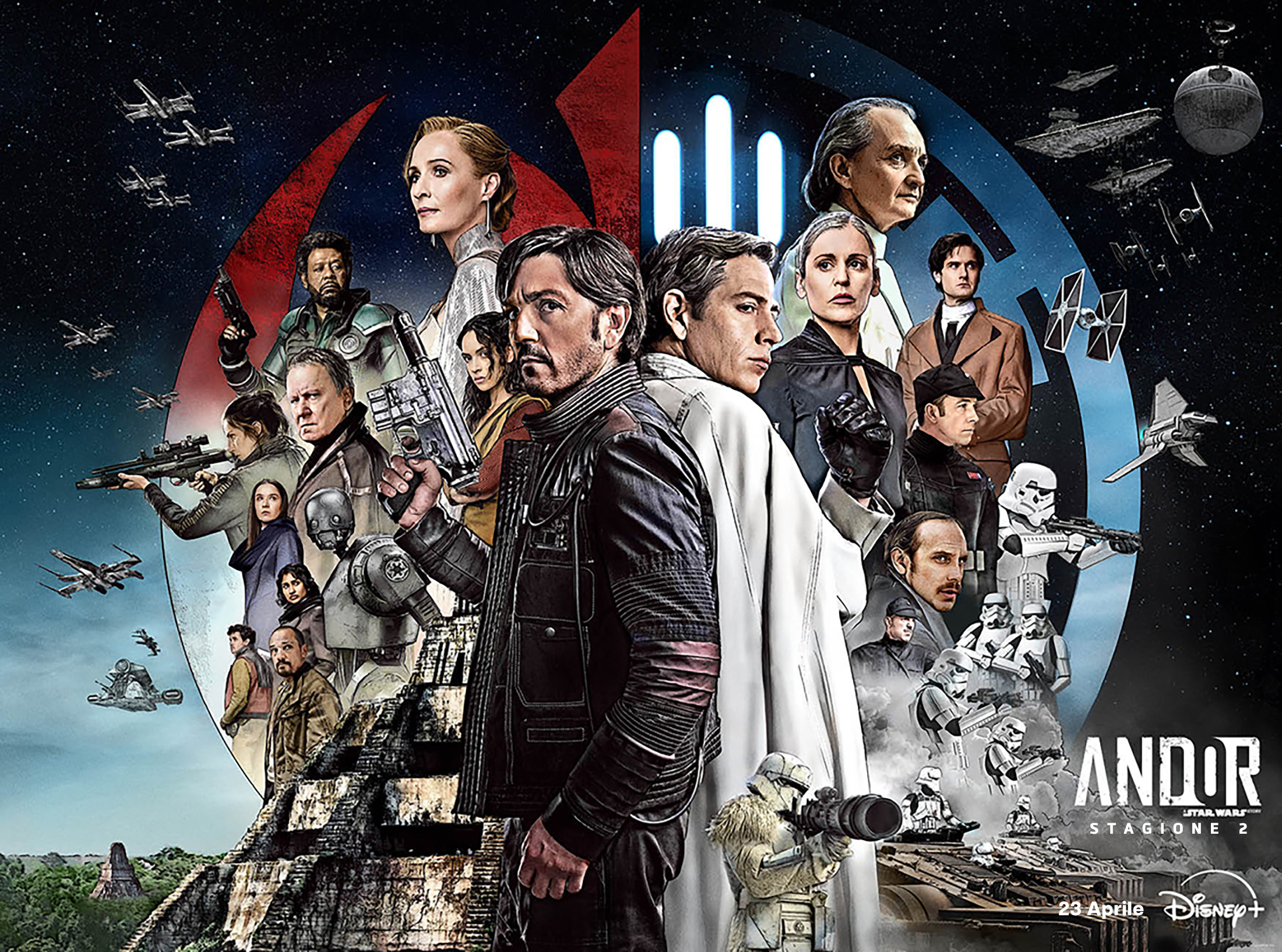 il poster ufficiale della seconda stagione di andor - nerdface