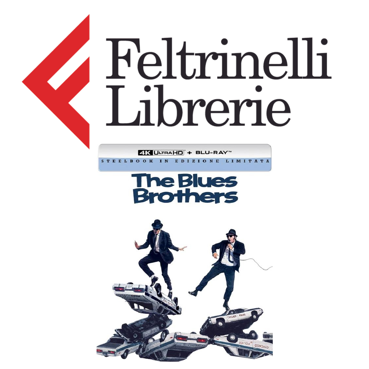 lo shop feltrinelli dove acquistare il blu-ray 4k uhd di the blues brothers - nerdface