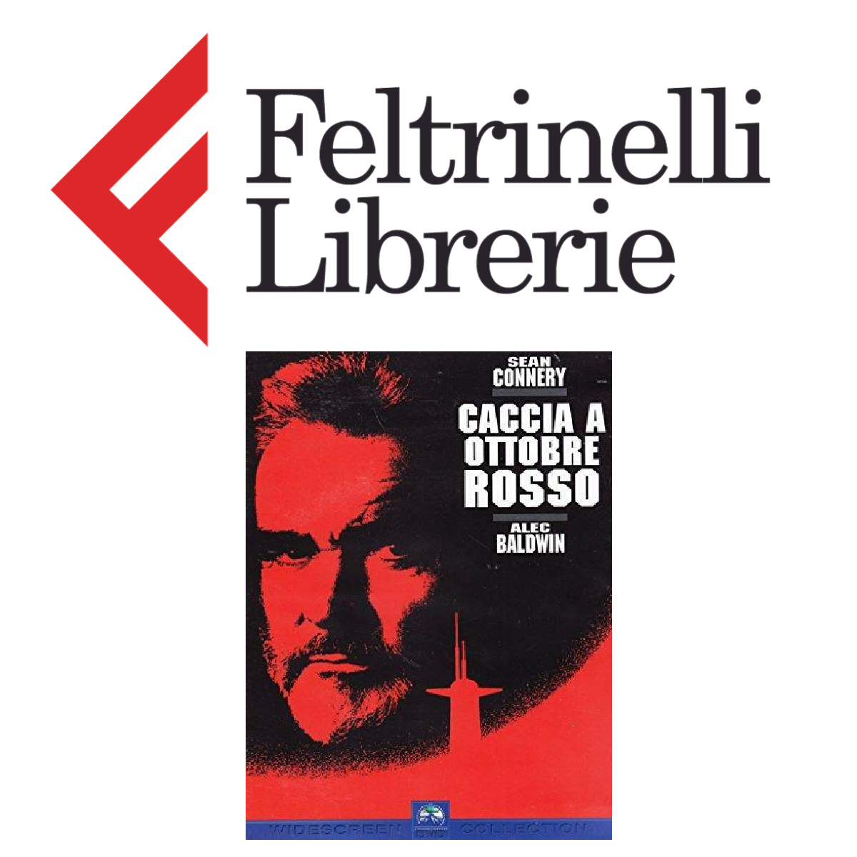 lo shop feltrinelli dove acquistare il dvd caccia a ottobre rosso - nerdface