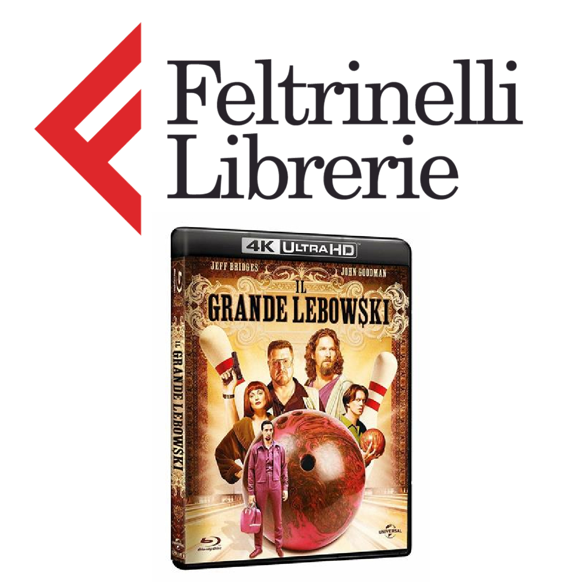 lo shop feltrinelli dove acquistare il blu-ray 4k uhd de il grande lebowski - nerdface