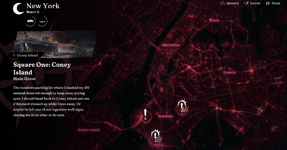 la mappa di new york nel videogame vampire the masquerade reckoning of new york - nerdface