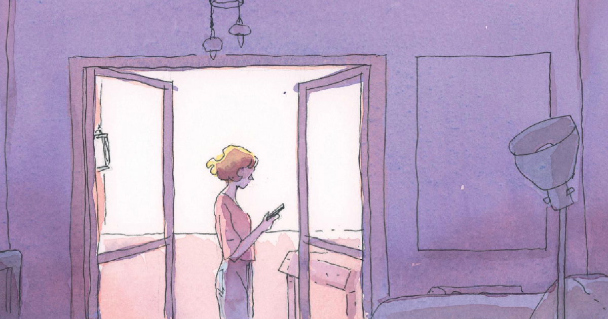 una donna legge una lettera in dovevo dirti una cosa - nerdface