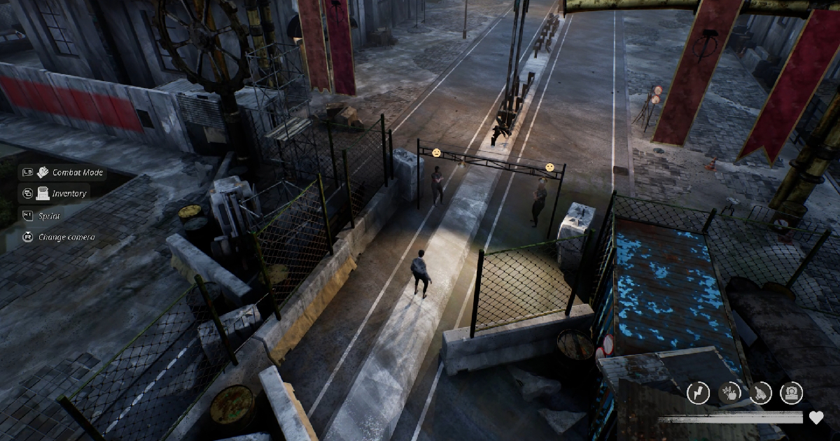 il protagonista di city 20 cammina in una strada deserta - nerdface