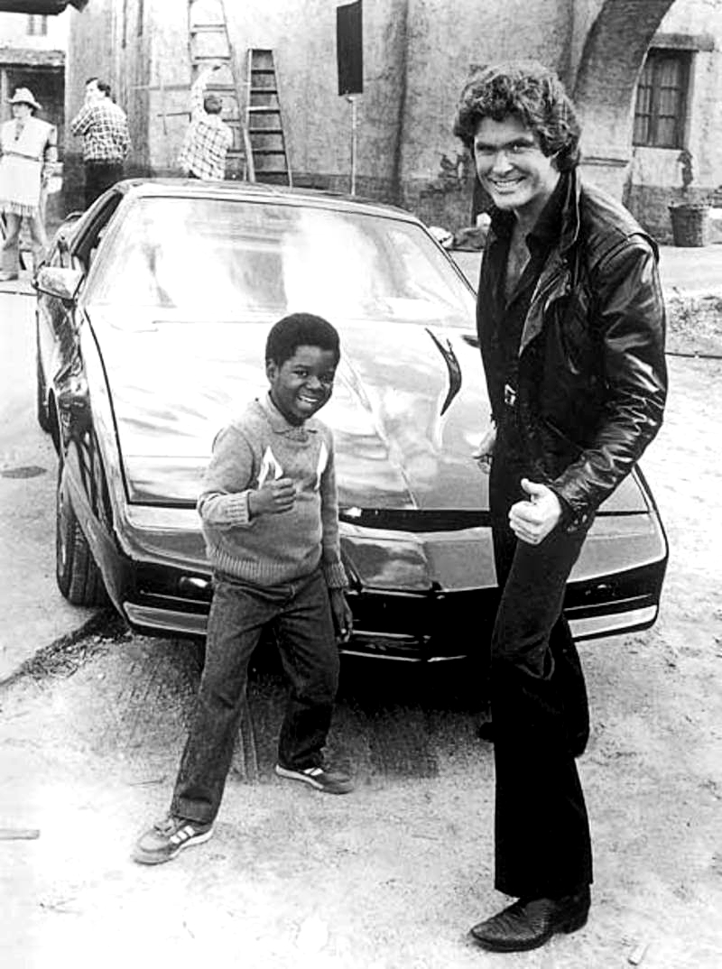 gary coleman con david hasselhoff in supercar - nerdface