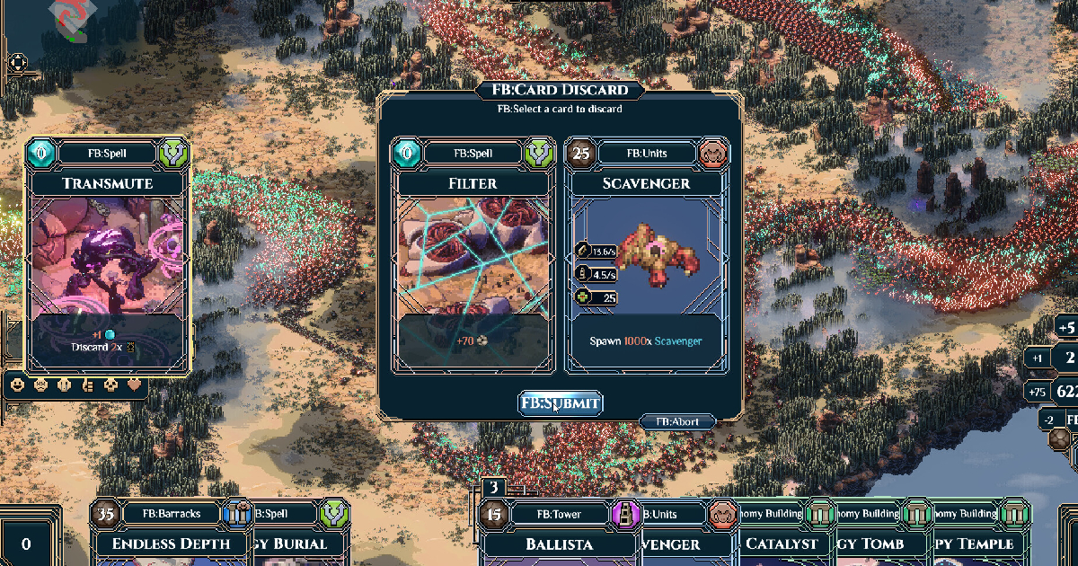 una veduta del gameplay di warcana - nerdface