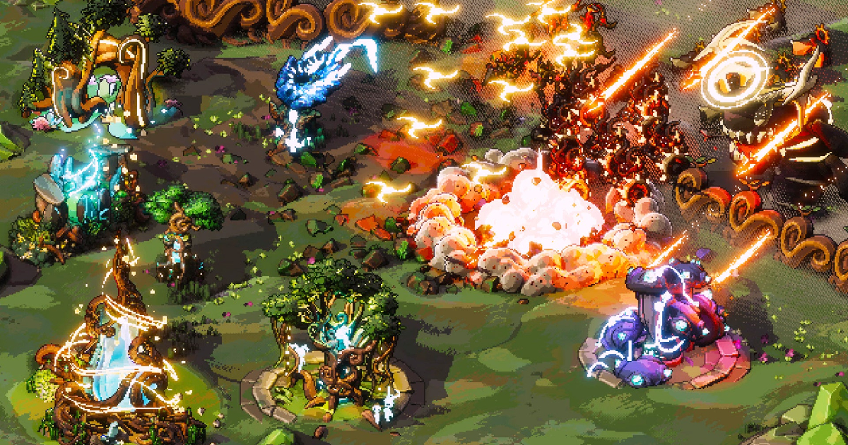 una veduta del gameplay di warcana - nerdface