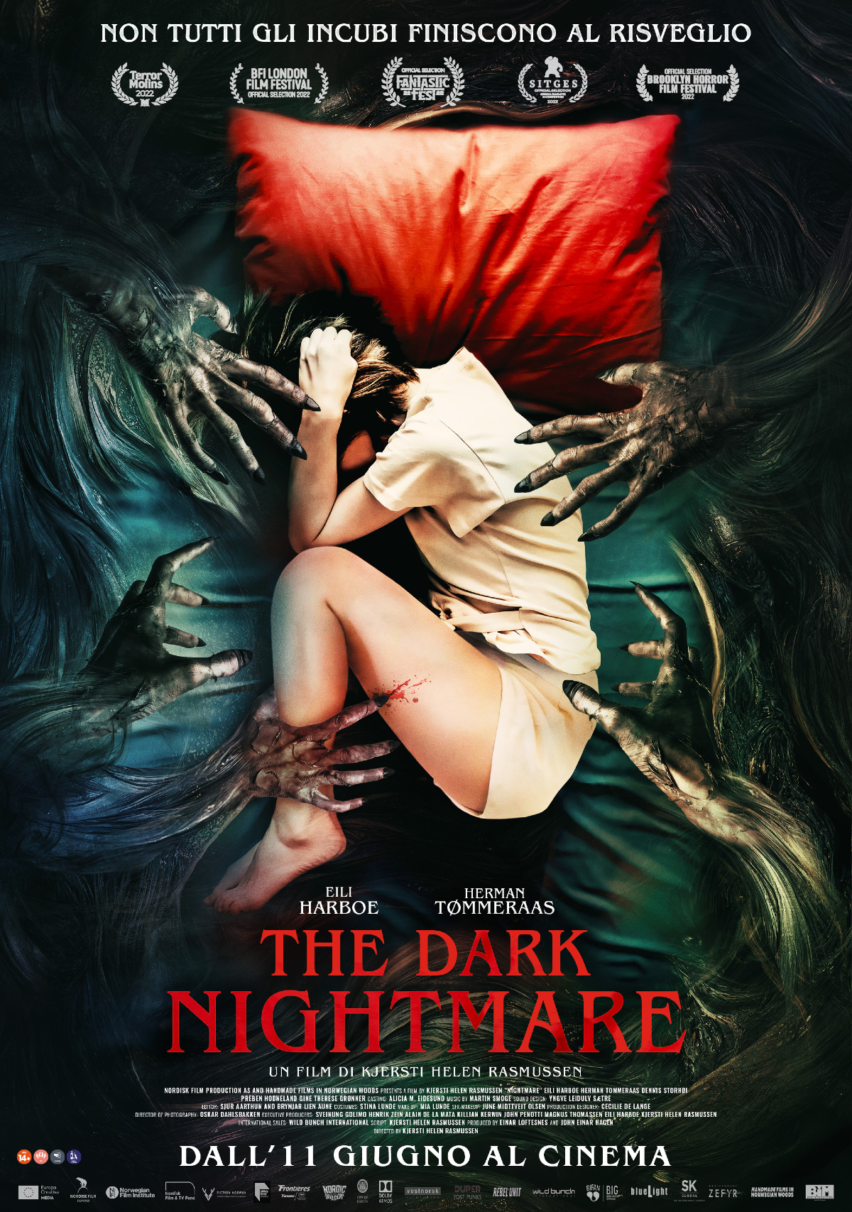 il poster ufficiale di the dark nightmare - nerdface