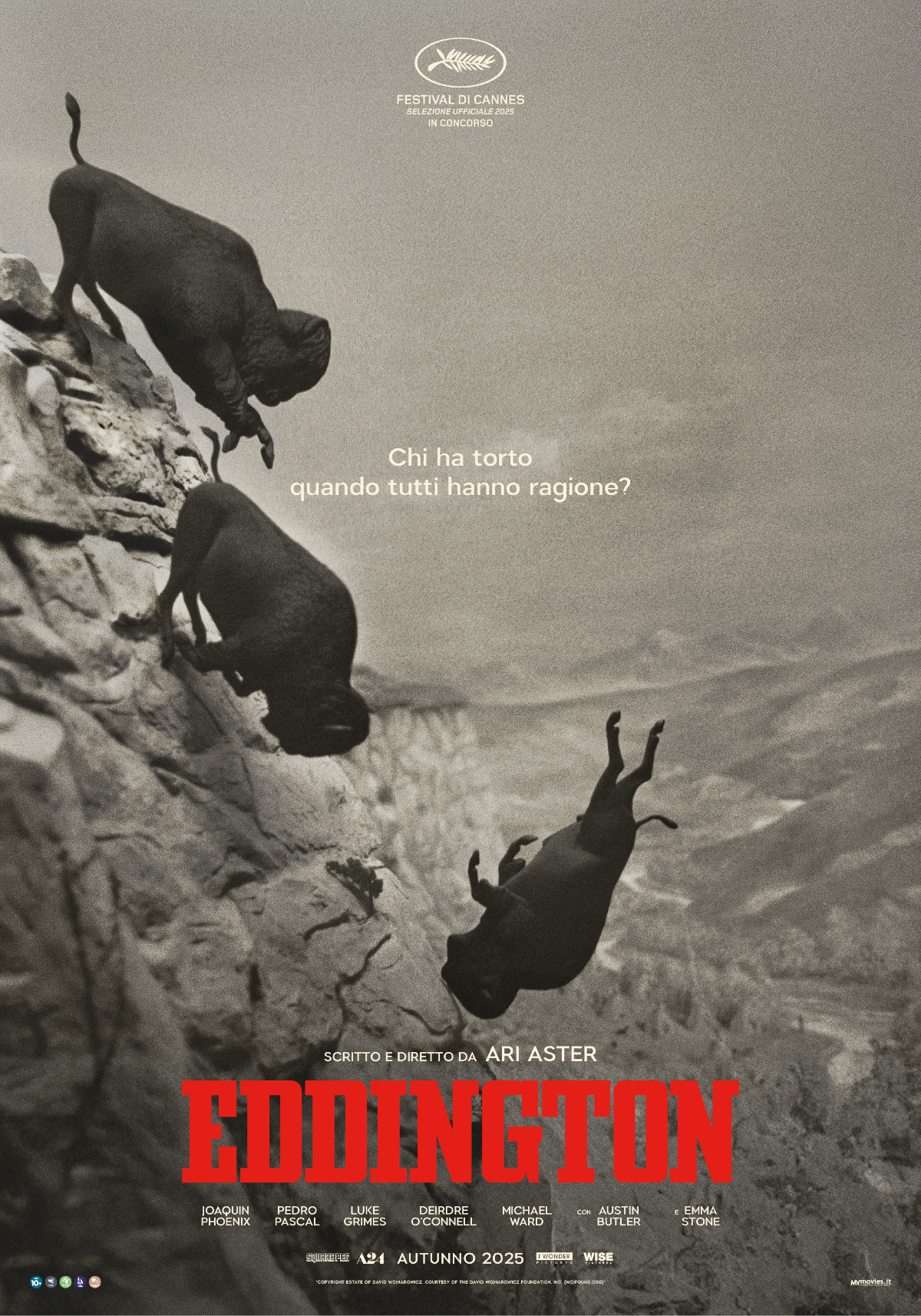 il poster ufficiale di eddington - nerdface