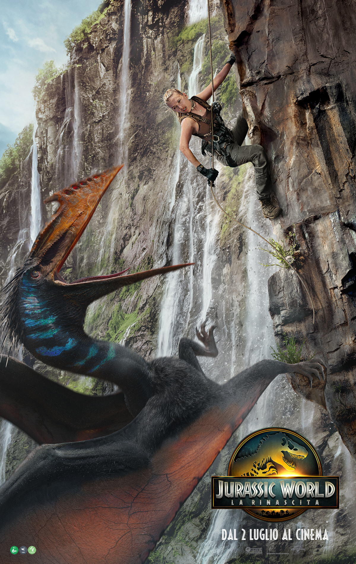 il poster ufficiale di jurassic world la rinascita - nerdface