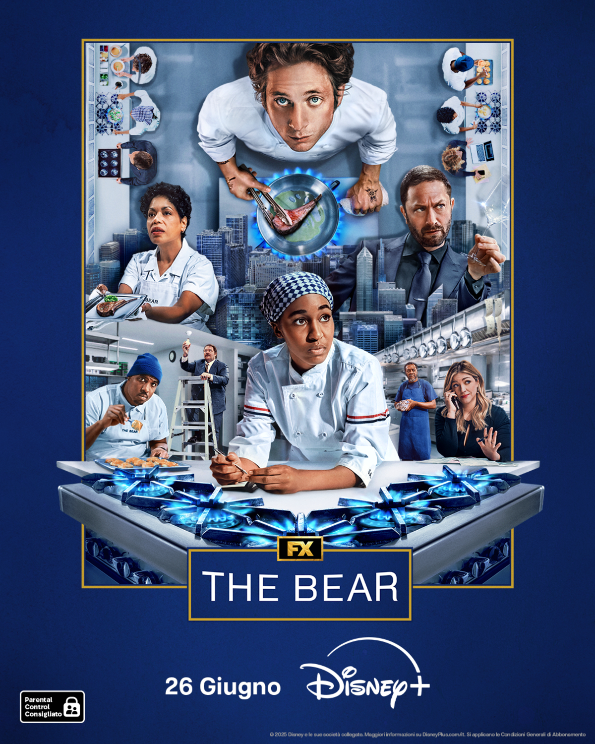 il poster ufficiale di the bear - nerdface
