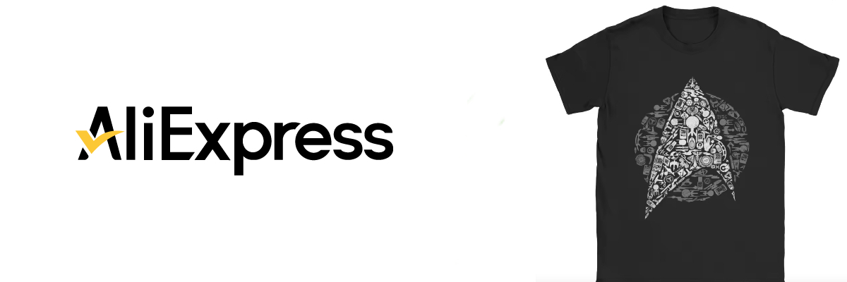 lo shop aliexpress dove acquistare la t-shirt di star trek - nerdface